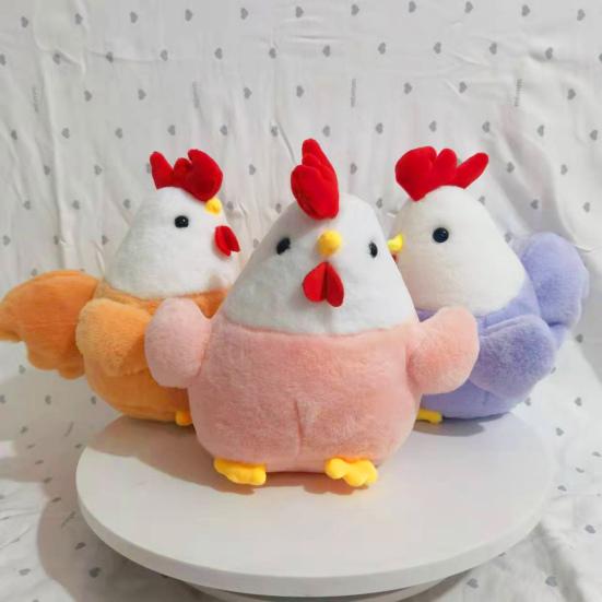 Ornament Fluffy Lovely 20cm Animal Doll Stuffed Girl Cartoon Toy Chicken Plush