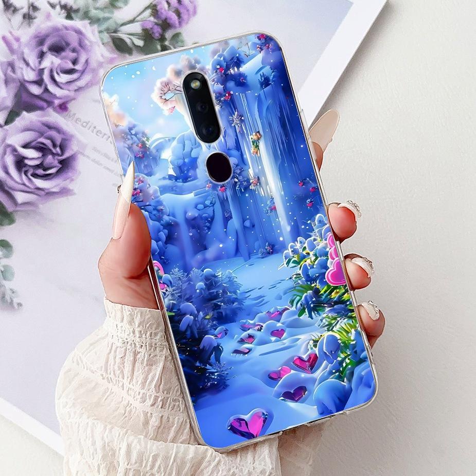 Чехол для Oppo F11 CPH1913 CPH1911 Цветы Расписная Крышка Мягкий Силиконовый Чехол для Телефона Для Oppo F11 Pro F 11 OppoF11 Pro Сумки