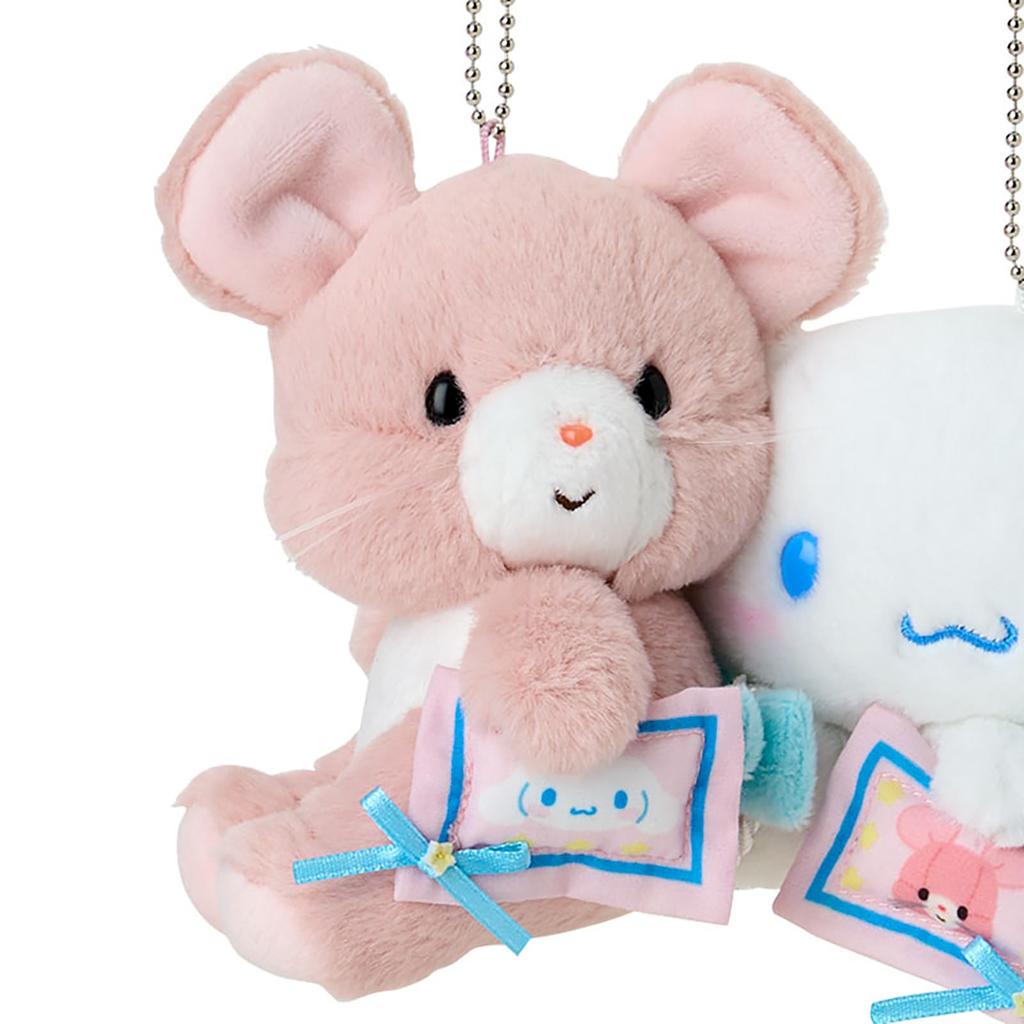 Sanrio Yoshitoku Retro Plush Toy Collection Mascot Holder Set Cinnamoroll 899844