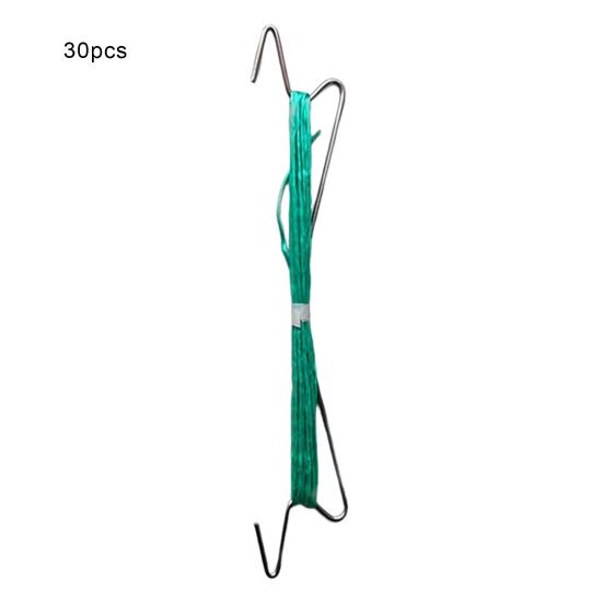 30Pcs Tomato Hooks Plant Support Clips Rustproof Corrosion Resistant Not Easily Deformed Reusable