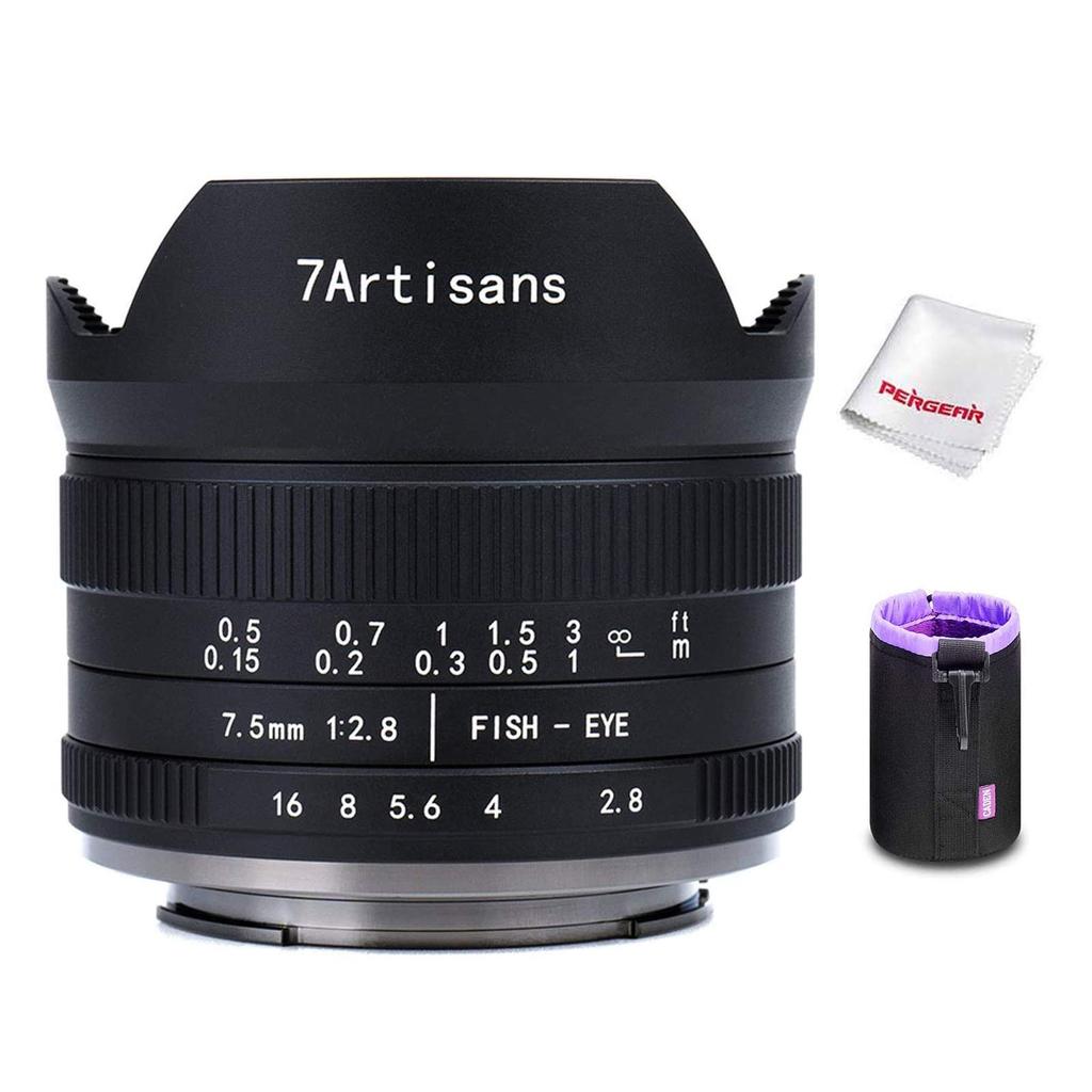 7artisans II Fisheye Ultra Wide для Nikon Совместимый 7,5 мм F2,8 Объектив, Угол обзора, Камеры с байонетом Z, APS-C