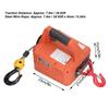 Electric Hoist Portable Power Electric Winch Crane with Remote Control 500KG Capacity 7.6M Maximum Lifting Height 1500W