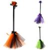 Дети Хэллоуин Ведьма Метла Висячие Украшения Ведьмы Метла Опора Партия Декор