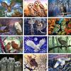 5D DIY Diamond Painting Animal Cat Eagle Full Diamond Embroidery Rhinestone Home Decor Gift Mosaic Art Picture Cross Stitch Kit