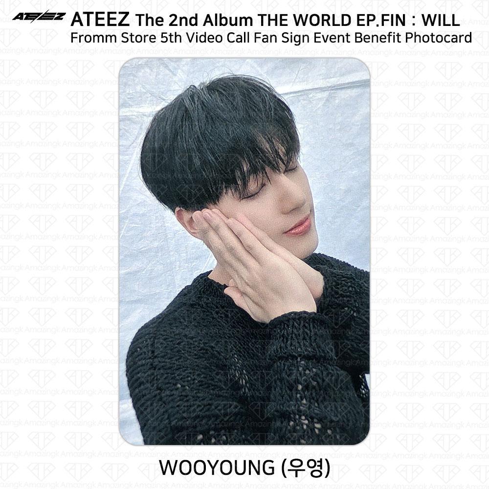 ATEEZ THE WORLD EP.FIN БУДЕТ Fromm Store Фотокарточка с выгодой для 5-го видеозвонка