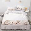 Husky Dog Bedding Set King Queen Size Funny Pet Puppy Duvet Cover For Kids Boys Girls Cute Animal 2/3pcs Polyester Quilt Cover