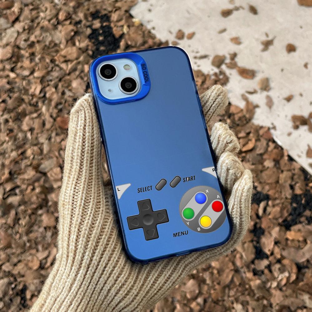 Game console fashion cool design Phone Case For lMDColor Silver Shell For lPhone 17 16 e 15 14 13 12 11 Pro Max Plus