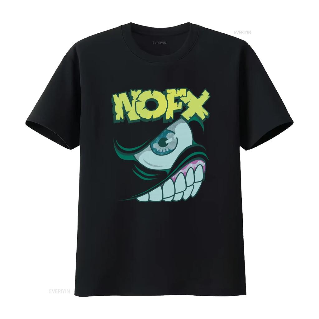 Vintage NOFX Punk Rock 1995 MonsTour European Import T Shirt Size Small Rare Stretched Comfort