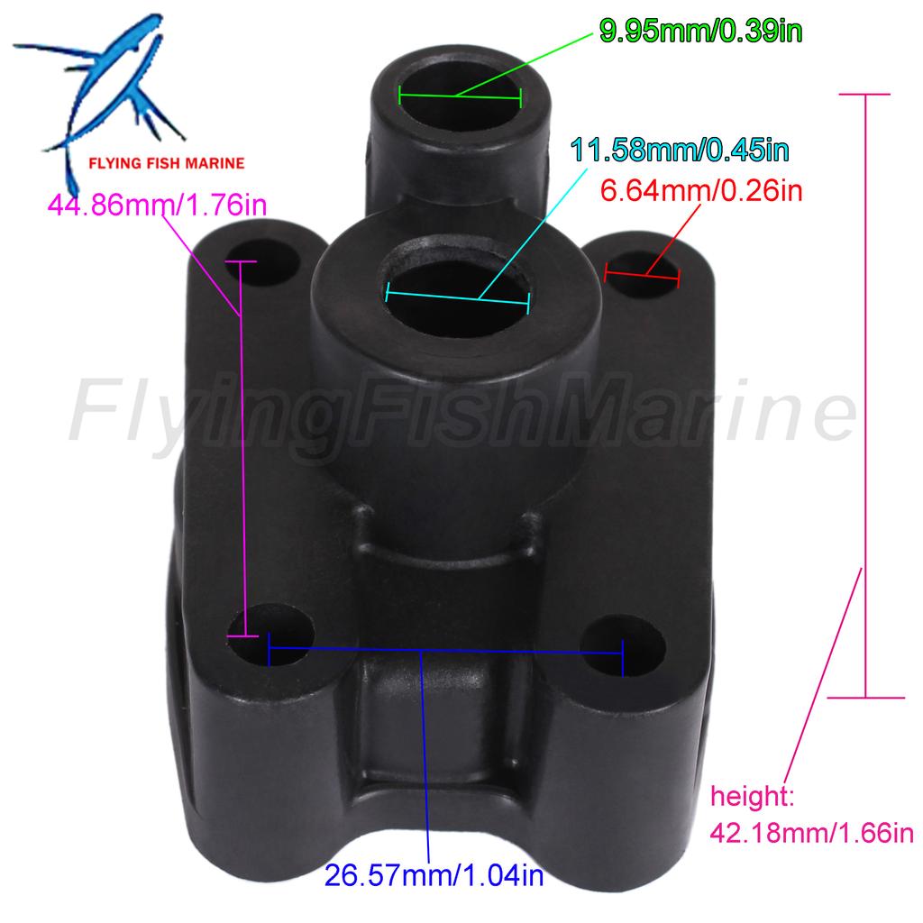 Outboard Engine 6E0-44311-01 6E0-44311-00 F4-03000019 Water Pump Housing for Yamaha Parsun HDX Hidea Powertec 4HP 5HP