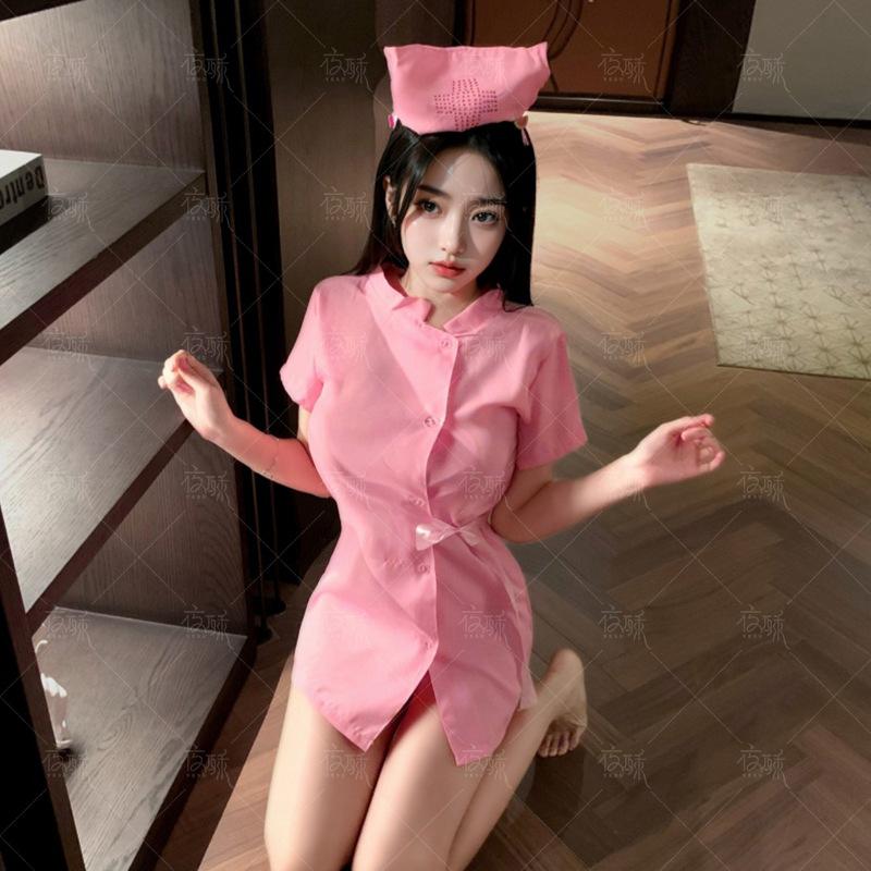 Sex lingerie powder nurse outfit pure desire bed cosplay sexy uniform suit seduction cosplay