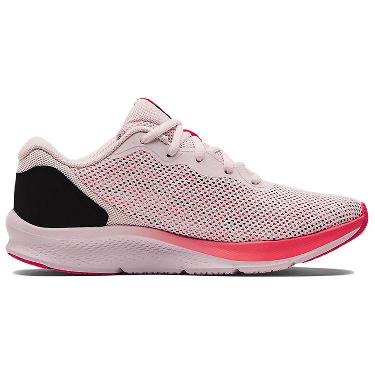Under Armour Shadow White Pink Women Sneakers Black 3024142-600