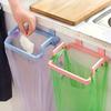 Trash Bag Holder, Over-the-Door Plastic Rack, Garbage Storage Shelf, Kitchen Under-Sink Garbage Bag Holder, Household Cabinet Door Hanging
