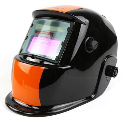 DEKOPRO Сварочный шлем с солнечной подзарядкой, регулируемый диапазон затенения, сек Скорость затемнения для и дуговой сварки Черный Оранжевый Самозатемняющийся шлем, маска/сварочный