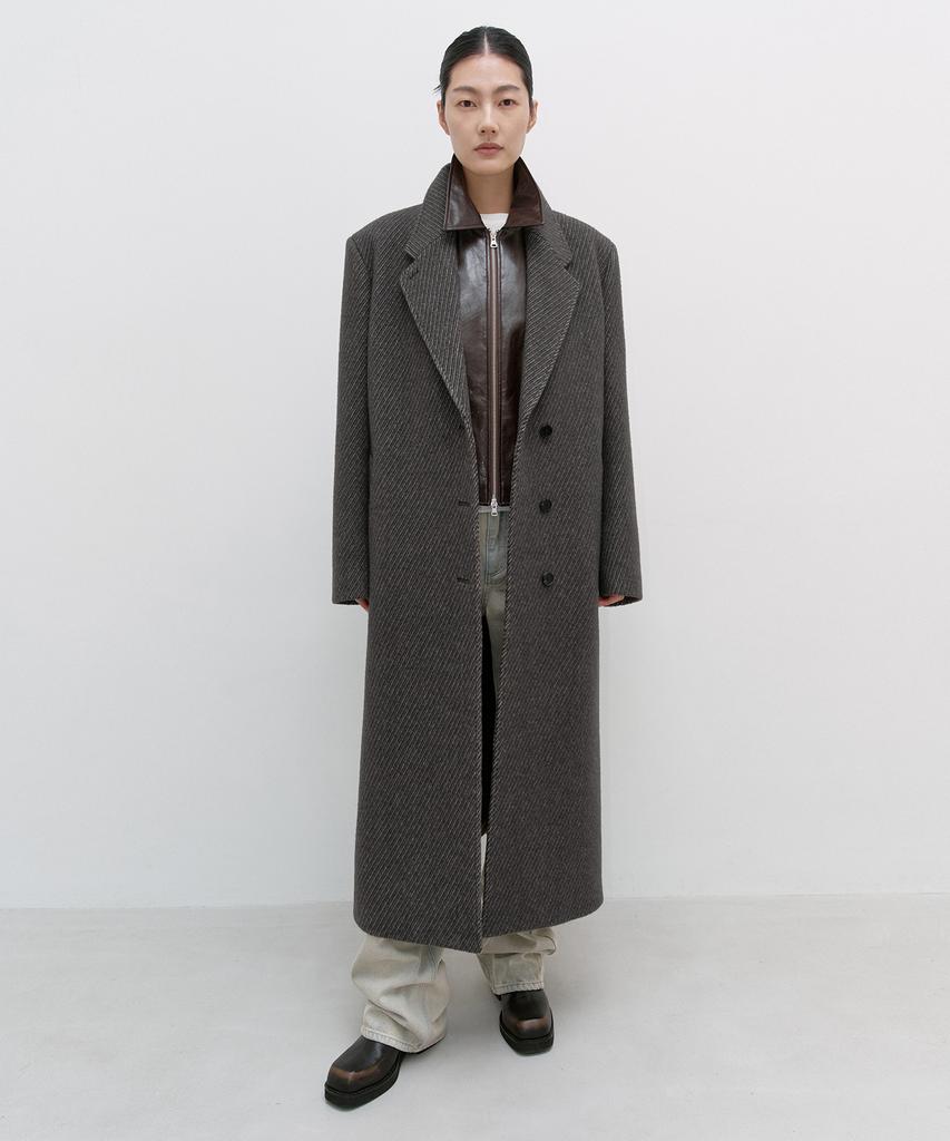 INSILENCE WOMEN Classic Maxi Coat Brown