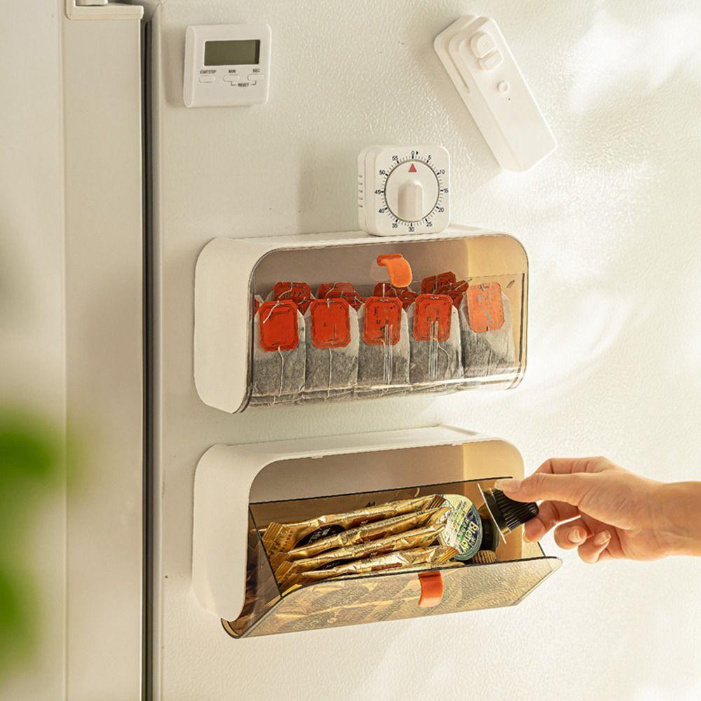 Plastic Cotton Swab Box Transparent Jewelry Storage Shelf Cotton Pad Storage Box Bathroom