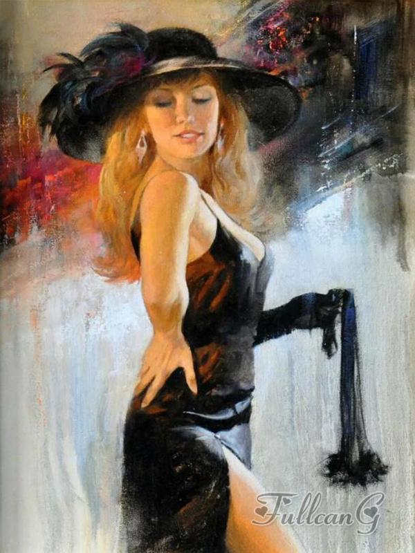 Алмазная живопись Новые поступления Фэнтези Женщина Цветок Diy Полный горный хрусталь Вышивка Абстрактная девушка Искусство Мозаика Наборы для вышивки крестом Домашний декор FG1742