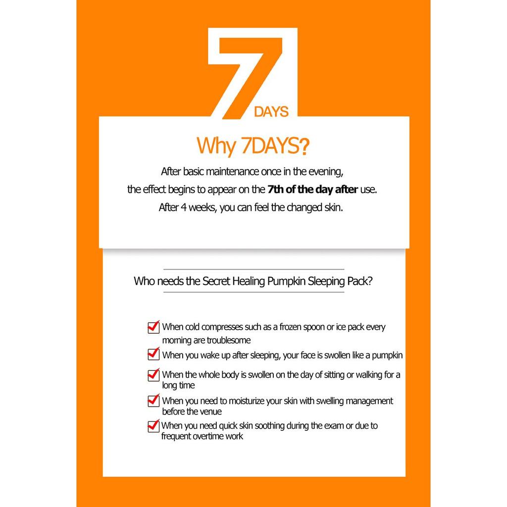 [MayIsland] 7 Days Healing Pumpkin Sleeping Pack