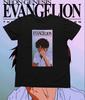Аниме Неон Genesis Evangelion Конец Евы Печатная Футболка Унисекс и Женская Футболка Унисекс Топ Спортивная Футболка 2026 Лето Новая Футболка