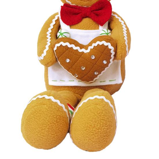 Пряничный человечек плюшевая рождественская кукла украшение длинная нога мягкая пряничная игрушка