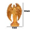 Archangel Judaism Metatron Statue Idol Perfect Reiki Healing Angel Holding Sacred Flower of Life Geometric Cube Statue New