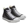 Converse All Star Кожа Кожа Классические Универсальные Высокие Эспадрильи Унисекс Черно-белые