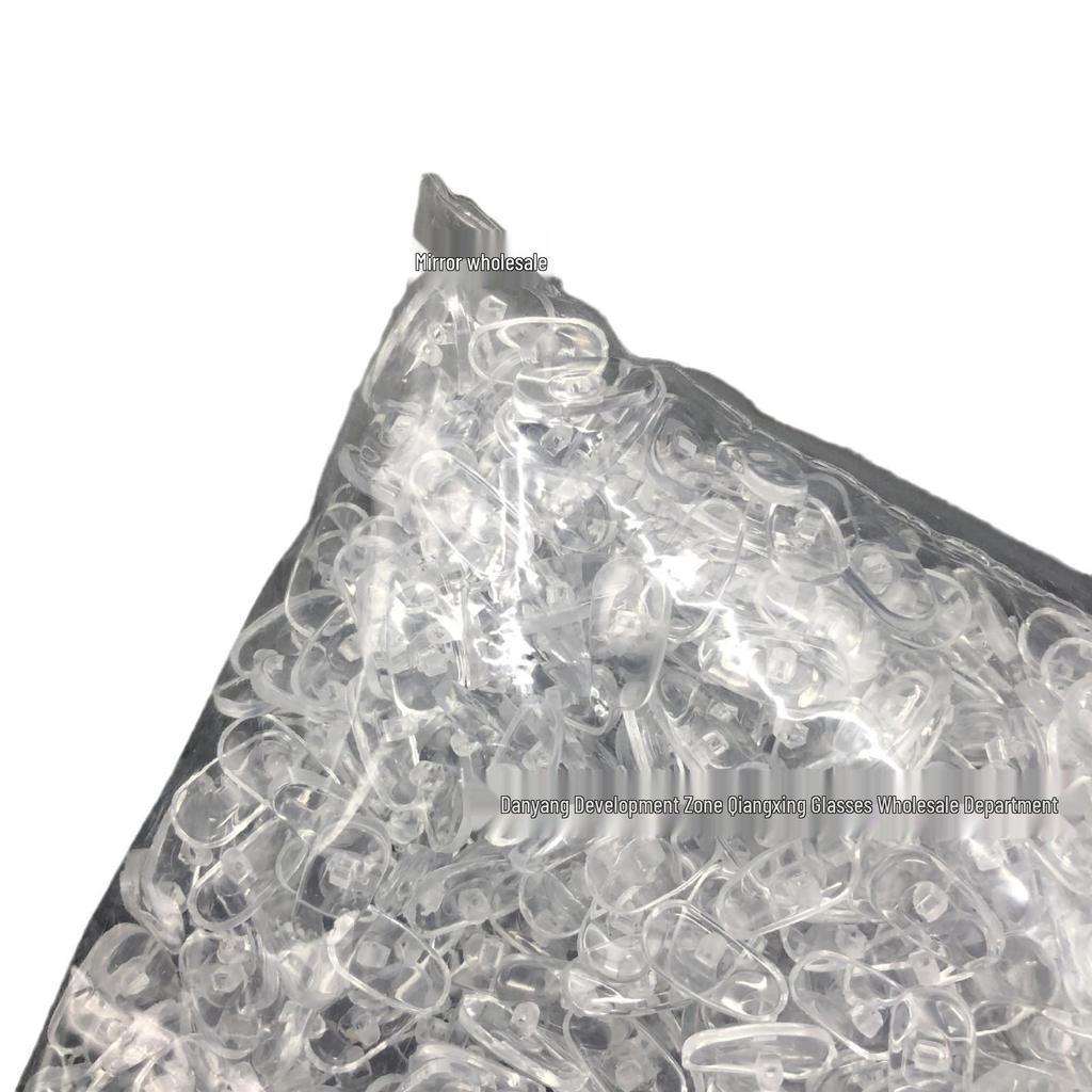 Полностью пластиковые овальные силиконовые носоупоры для оптических магазинов (одноразовый)