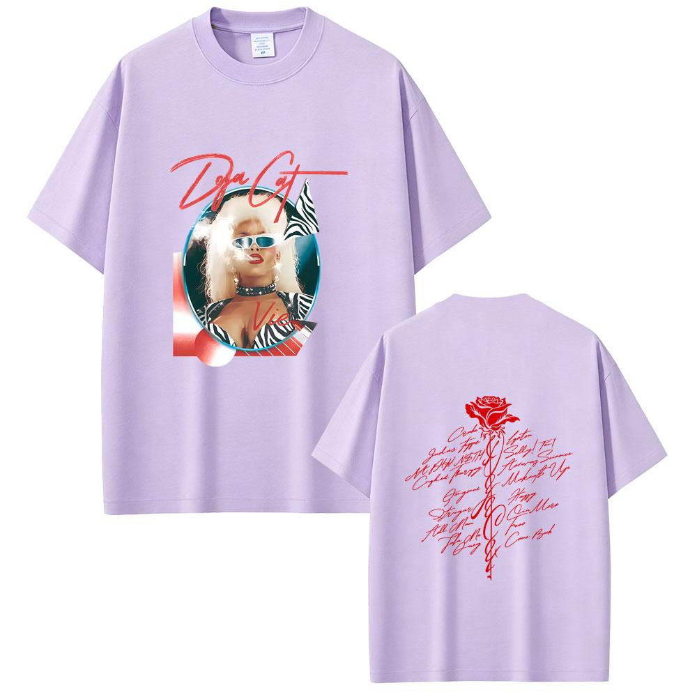 Rapper Doja Cat Pop Music Album Merch T-shirt Unisex Women Hip Hop Oversized Streetwear Unisex Fashion Casual Soft Cotton T Shirts