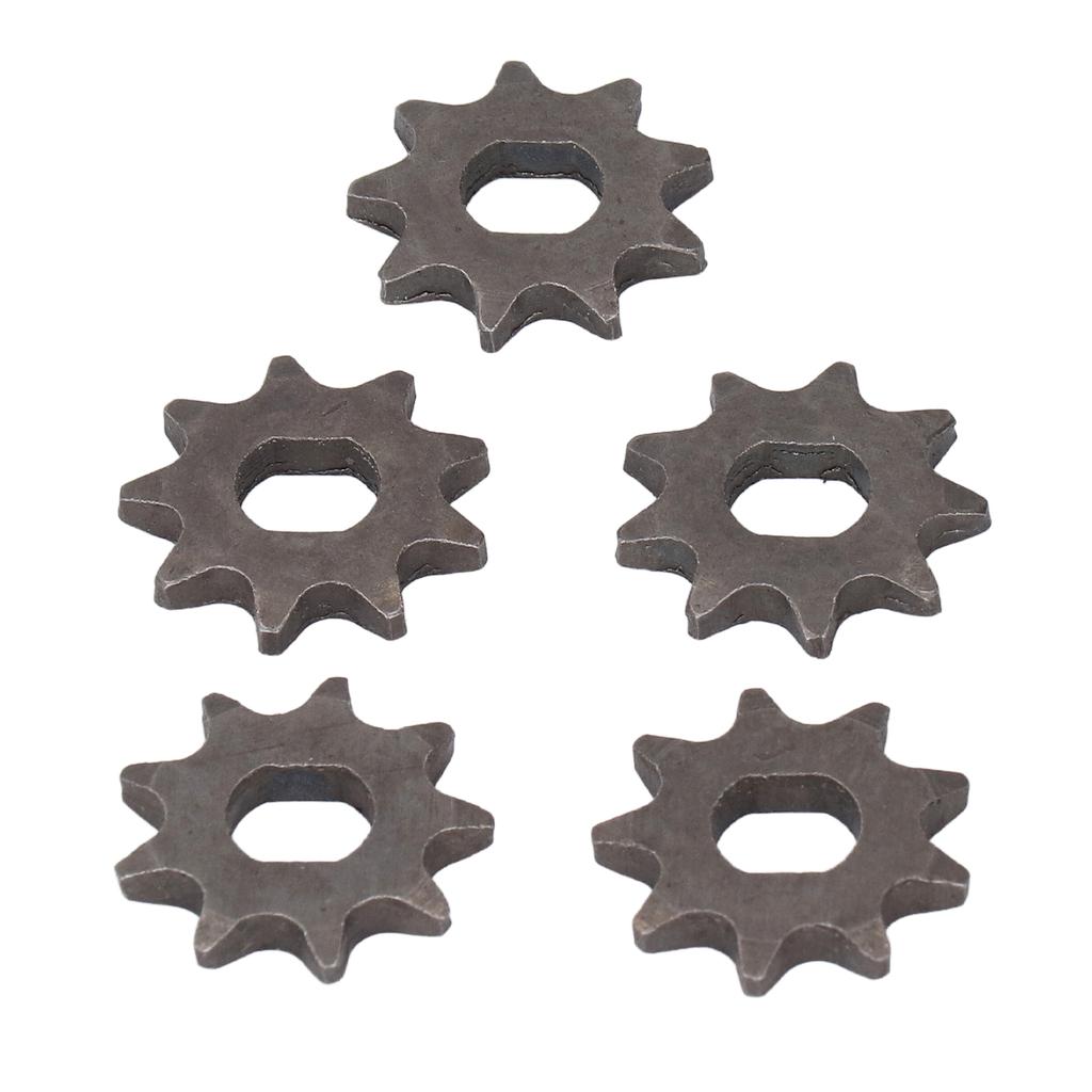 Цепная звездочка T8F 9T Стальная звездочка двигателя для 47cc 49cc Pocket Bike Scooter ATV