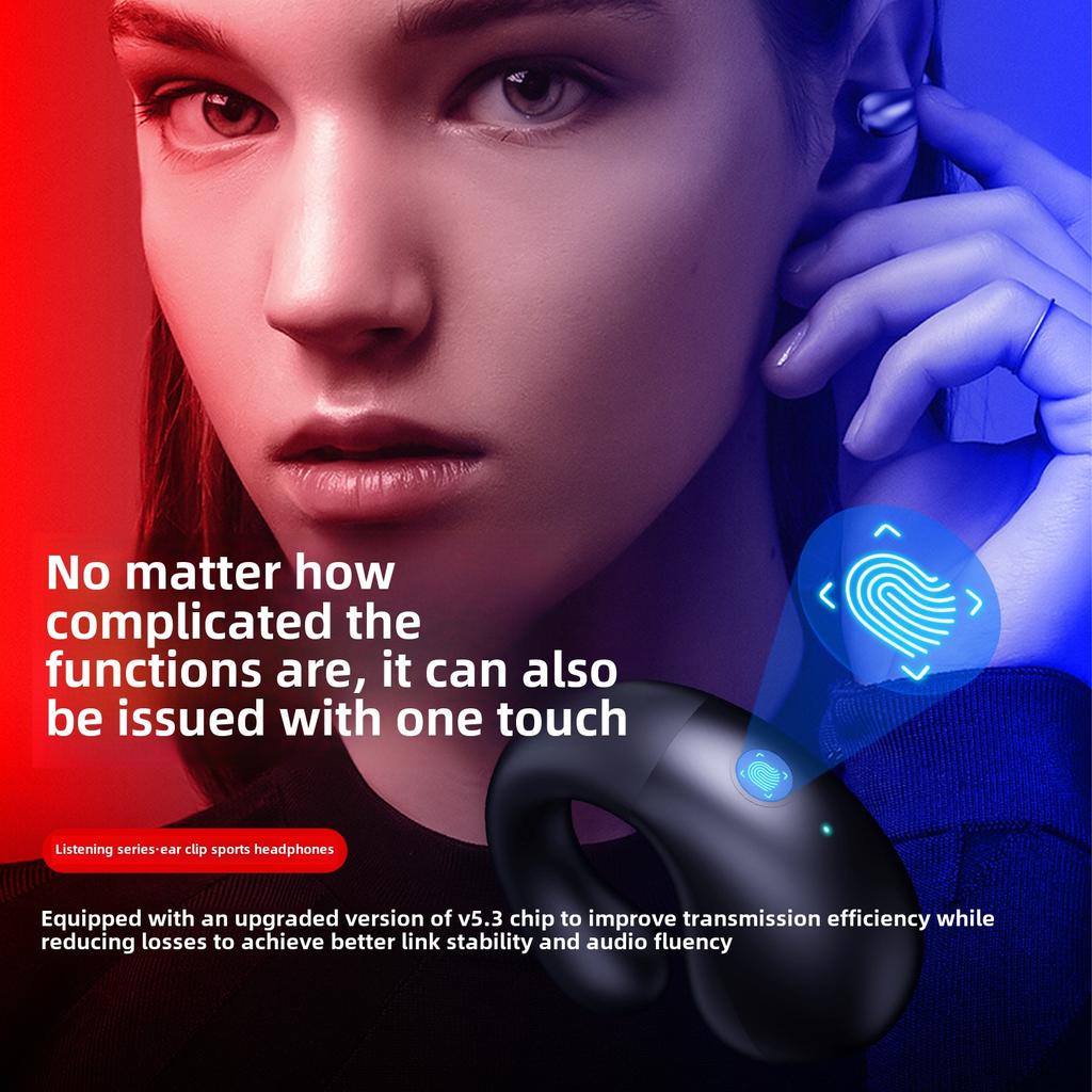 Новые беспроводные спортивные Bluetooth-наушники TWS с костной проводимостью не вредят ушам