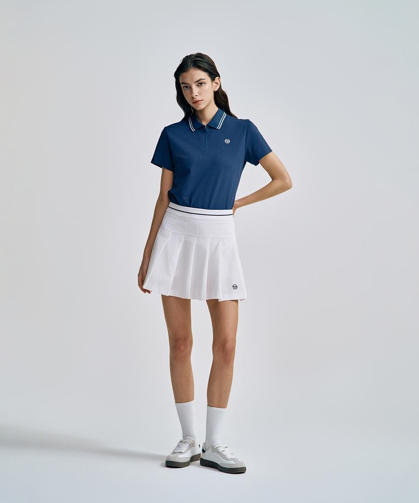 SERGIO TACCHINI W Классическая юбка с широкими складками (белый)