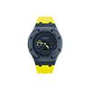 Casio Мужские часы с двойным дисплеем (жидкокристаллический/аналоговый) Серия Черные часы GA-2100-7A-