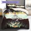 SOTS Sea Soul Bedding Quilt Set Quilt Cover Pillowcase Home Decoration Birthday Gift (1 * duvet cover + 2 * pillowcase, without core)