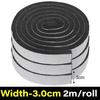 1PC Foam Door Window Sealing Strip Weather Stripping Self-Adhesive Soundproof Windproof Dustproof Draught Insulation Tape Wholesale