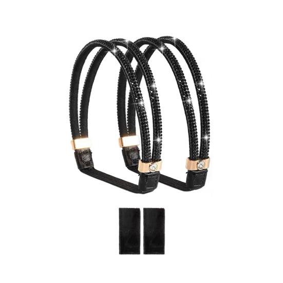 2 шт. стразы эластичные ремешки для обуви высокие каблуки ремни для обуви съемные нерасстегивающиеся ремешки для сандалий тапочки надежная фиксация