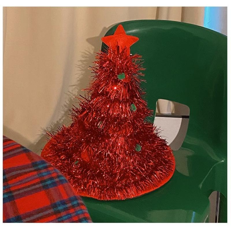 Christmas Hat, Christmas Decoration Hat, Small Christmas Tree, Shooting And Setting Props, Children'S And Adult Headwear