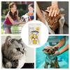 10Pcs/Bag Thickened Pet Absorbent Towel Non-woven Fabric Pet Bath Towel  Grooming