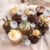 Cake Decoration Ball  Cupcake Toppers Cake Decoration Mini Mirror Disco Ball Light Reflective Glass Ball Wedding Birthday Party