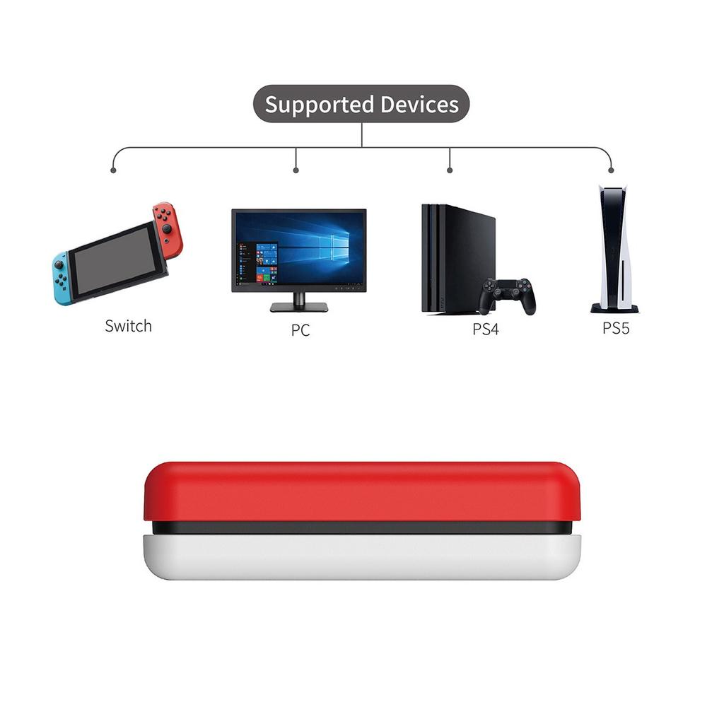 Адаптер аудио Bluetooth-приемника NS07 PRO, совместимый с консолью Switch
