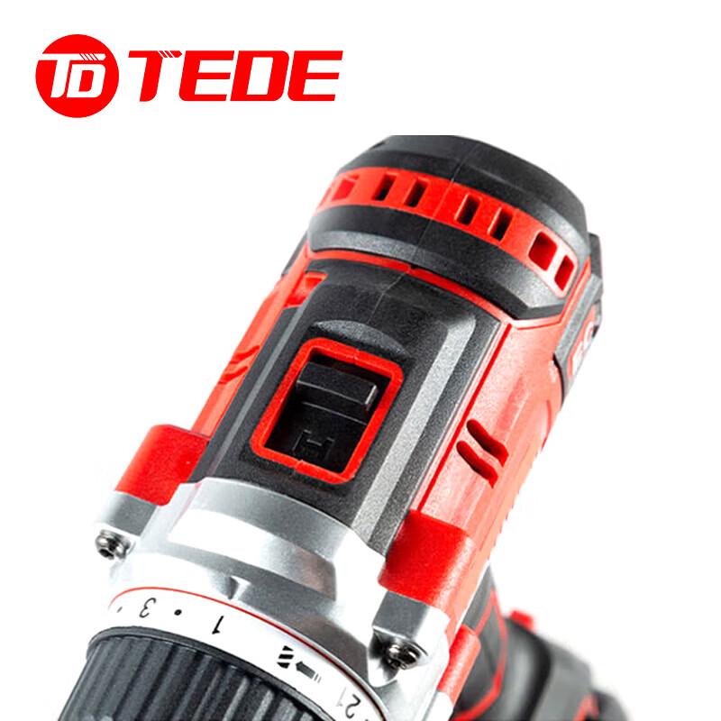 Бесщеточный аккумуляторный шестигранный шуруповерт TEDE TD-90901, комплект