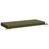 2 piece Bench Cushions SOEST 100percent  Polyester Olive Green