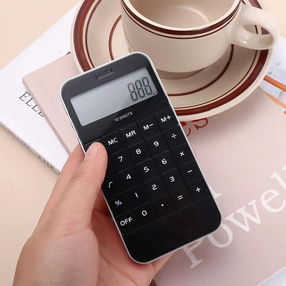 Mini Electronic Calculator 10 Digit School Supplies Fashion Student Stationery Office
