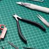 Пластиковая модель Маленькая модель Диагональные пластиковые Диагональные прецизионные кусачки для прецизионных инструментов для пластика Деликатная работа Тонкие Легкие 105 мм Кусачки,