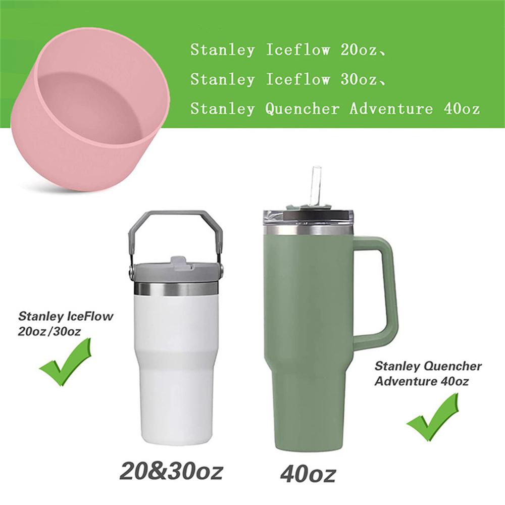 Silicone Cup Bottom for large 40oz Adventure Coffee Tumbler Ice Flow Flip 30 oz 20oz Bottle Bottom Sleeve Cover AntiSlip