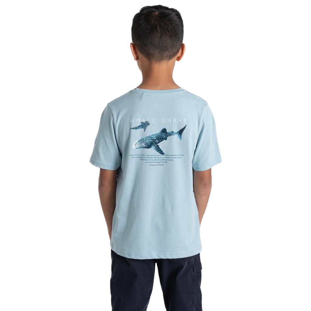 Craghoppers Childrens/Kids Ellis Whale Shark Short-Sleeved T-Shirt