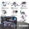 6-in-1 DIY Solar-Powered Space Building Blocks: Self-Assembled Car & Intelligent Robot Toy