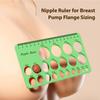 Линейка для сосков для молокоотсоса, инструмент для определения размера фланца, силиконовый инструмент для измерения сосков для молодых мам