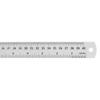uxcell Steel Ruler, 40cm Metric English Ruler with Conversion Chart, Metal Small Ruler Set, Straight Edge and Millimeter Ruler Measuring Tool for Surv