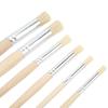 6PCS Round Shaped Round Head Brushes Stiff Hair Oil Painting Brushes Paint Brush Set  Oil Painting