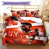 Bukayo Saka Force Bedding Quilt Set Quilt Cover Pillowcase Home Decoration Birthday Gift (1 * duvet cover + 2 * pillowcase, without core)