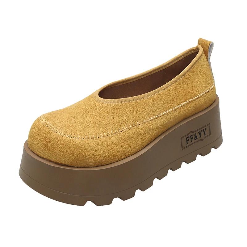 Мода 2025 Платформа Плоские Сандалии Женские Кроссовки Обувь Повседневные Лоферы Тренд Дизайнер Новые Весенние Замшевые Комфортные Для Ходьбы Zapatos Mujer